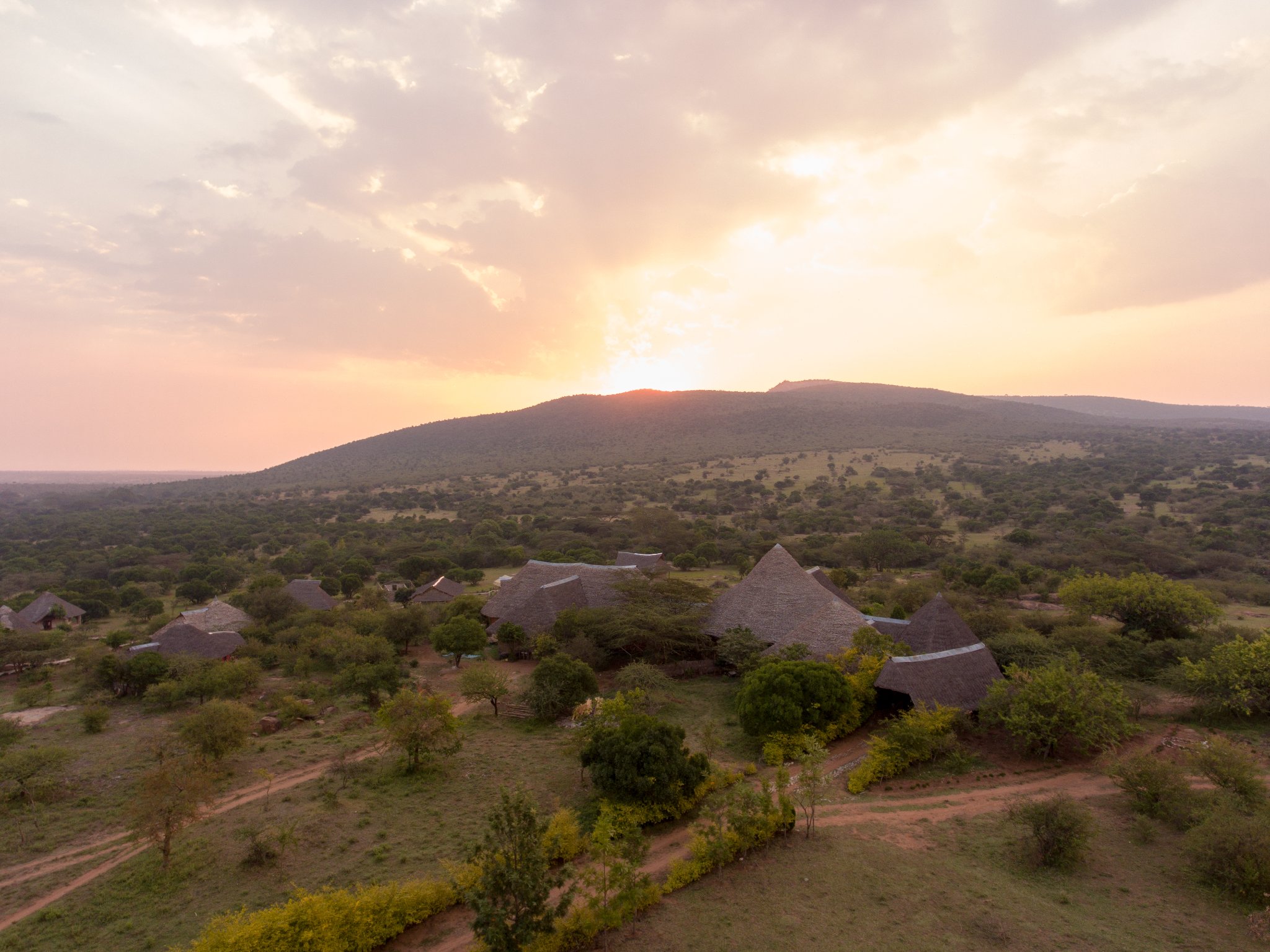 Drone View of the Lodge